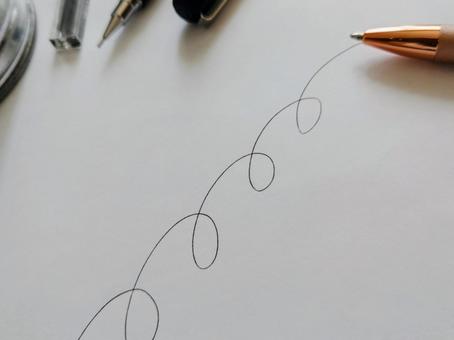 筆記用具 ボールペン,筆記用具,線の写真素材