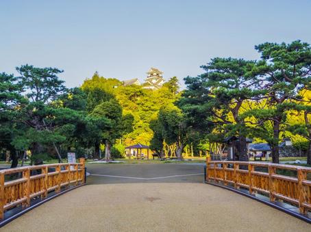 【高知県】高知市・高知城 高知城,高知公園,天守閣の写真素材