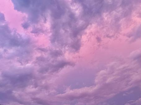 幻想的な空模様 幻想的な空模様の写真