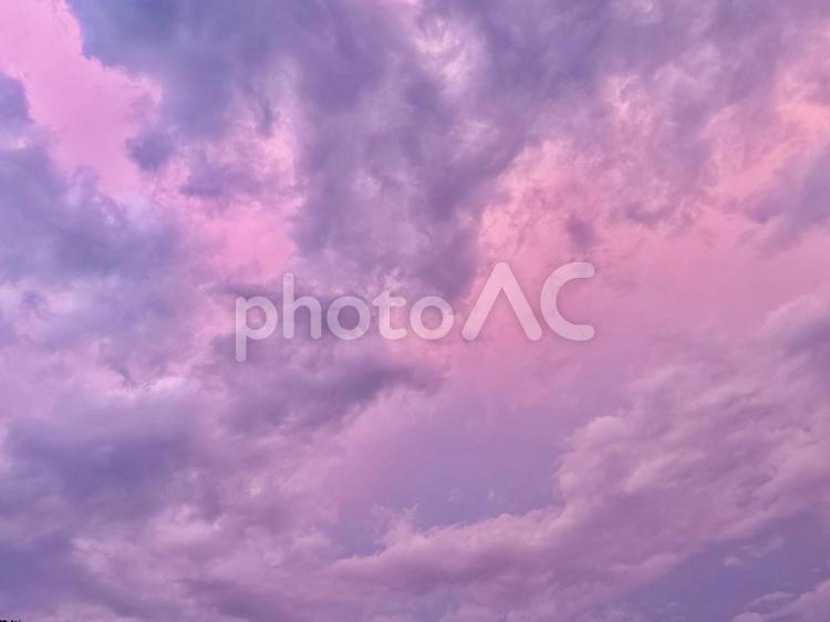 幻想的な空模様 雲,空,風景の写真素材