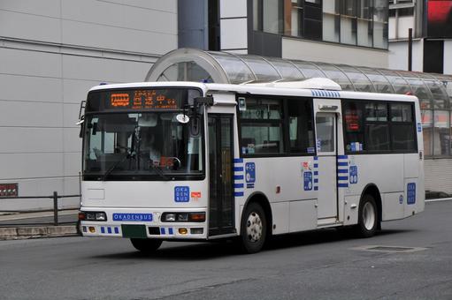 三菱ふそう エアロミディ 岡電 三菱ふそう エアロミディ 岡電 夜行バス,高速バス,旅行の写真素材