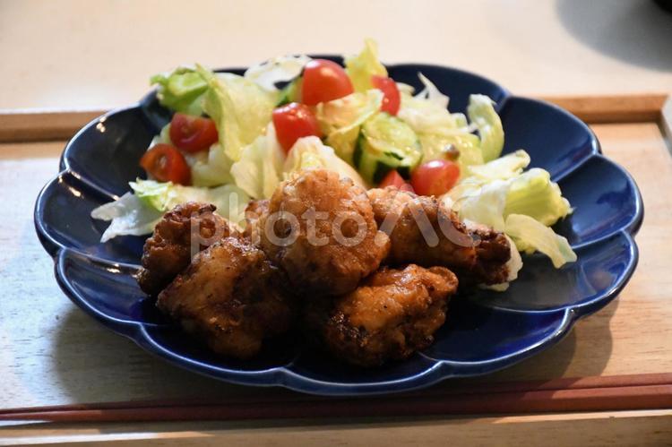 唐揚げ定食 唐揚げ,から揚げ,からあげの写真素材