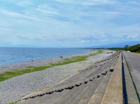 沼津千本浜 沼津千本浜 沼津,千本浜,海の写真素材