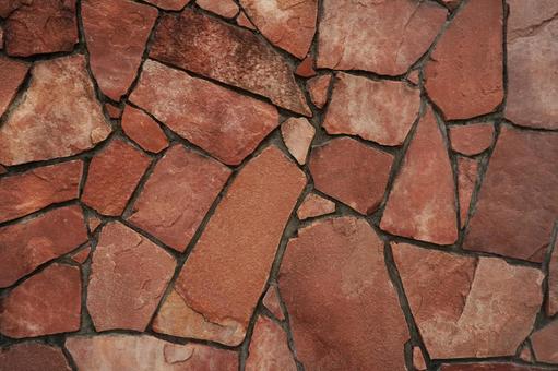 石垣風レンガ壁のテクスチャ 石垣風レンガ壁のテクスチャ レンガ,石垣,壁材の写真素材