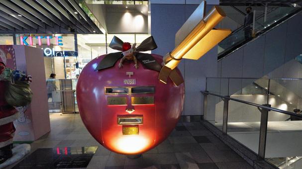 ハートの郵便ポスト 郵便ポスト,ハート,福岡の写真素材