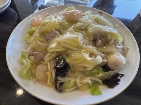 皿うどん 皿うどん 皿うどん,あんかけ,麺料理の写真素材