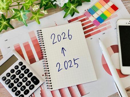 2025 → 2025（赤グラフetc） 2025,2026,年末年始の写真素材