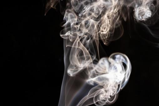 Photo, smoke, black background, steam, 