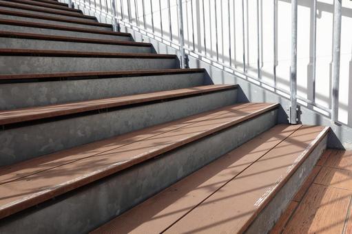階段 階段,段差,手すりの写真素材