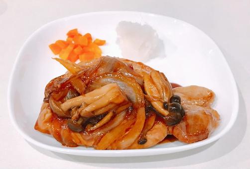 ポークソテー ポークソテー,豚ロース肉,ロース肉の写真素材