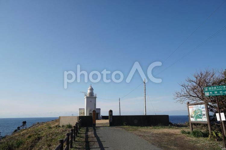 福岡県宗像市の筑前大島灯台 福岡,宗像,宗像大島の写真素材