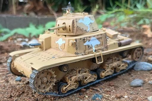 Photo, model plastik, tank, tamiya, 