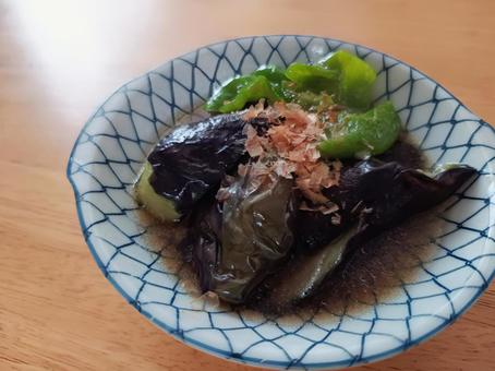 揚げびたし 揚げびたし 茄子,ピーマン,夏野菜の写真素材