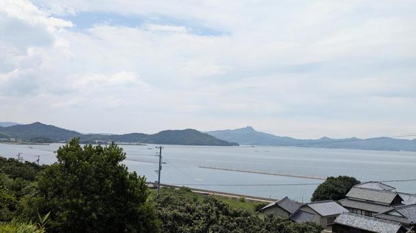 大串半島 大串半島 瀬戸内海,大串半島,夏の写真素材