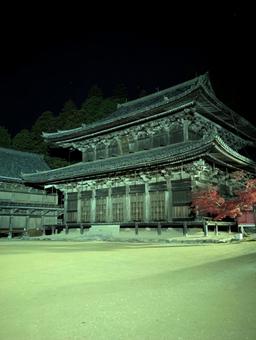 圓教寺ライトアップ 圓教寺,紅葉まつり,書写山の写真素材