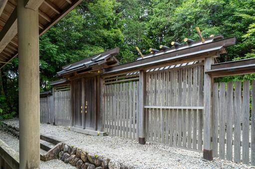 三重 志摩 神明神社 本殿 三重 志摩 神明神社 本殿 神明神社,神明,神社の写真素材