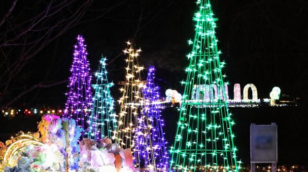虹の郷　イルミネーション イルミネーション,クリスマス,夜景の写真素材
