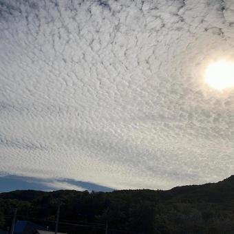 雲と太陽 雲と太陽の写真