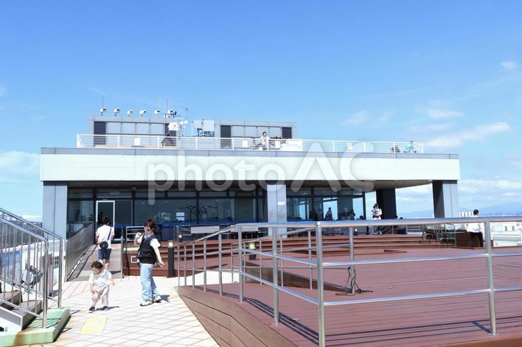関西国際空港の展望ホールスカイデッキ 関西国際空港,展望ホール,スカイデッキの写真素材