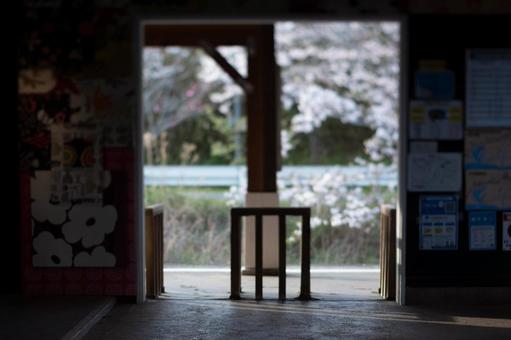都田駅改札（春） 風景,自然,春の写真素材