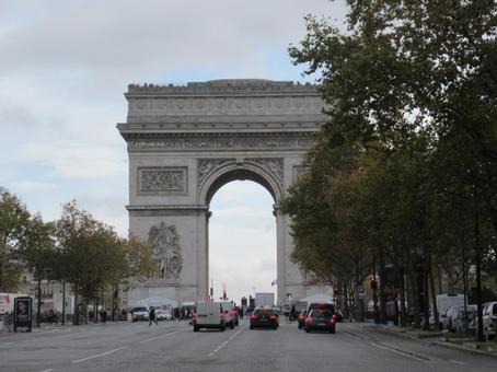 フランス、パリの観光地のエトワール凱旋門 フランス、パリの観光地のエトワール凱旋門 フランス,パリ,凱旋門の写真素材