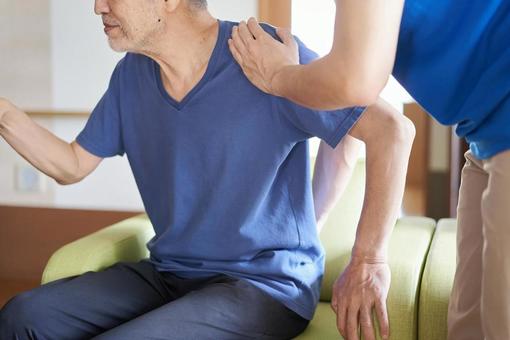 Caregiver helping the elderly, JPG Caregiver helping the elderly, JPG