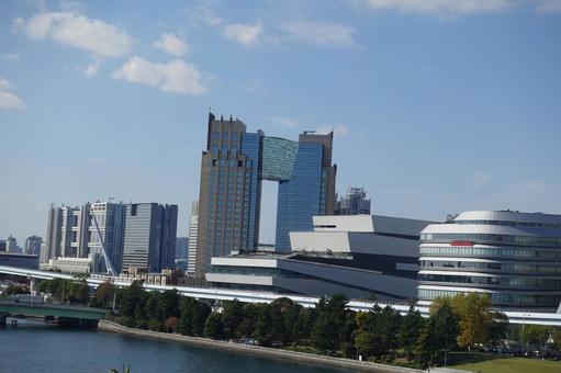 国際展示場から見える景色 国際展示場,東京ビックサイト,展示会の写真素材