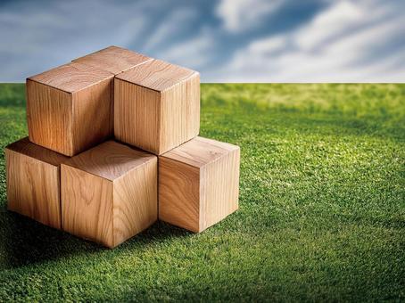 木のブロック7 木のブロック7の写真