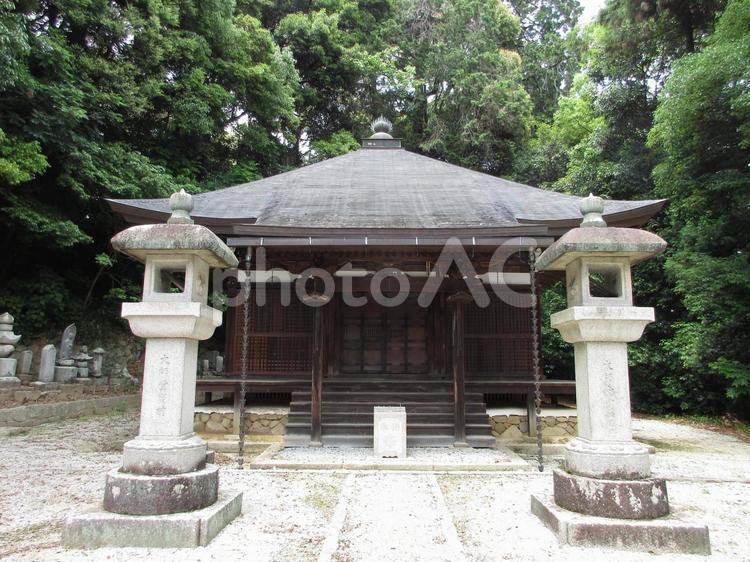 奈良県-當麻寺-弘法大師堂 當麻寺,寺,二上山の写真素材