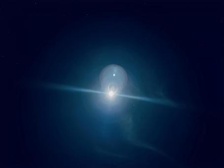 高知の中秋の名月 夜空,夜景,星の写真素材