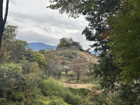 苗木城跡（岐阜県） 苗木城,城,岐阜県の写真素材