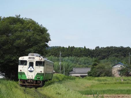 小湊鐵道 キハ40形 上総川間駅 小湊鐵道 キハ40形 上総川間駅 小湊鐵道,小湊鉄道,小湊の写真素材
