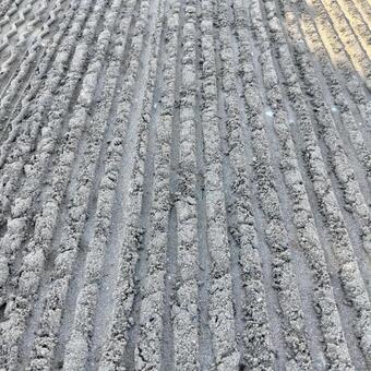 海岸の砂模様  砂,模様,砂の上の写真素材