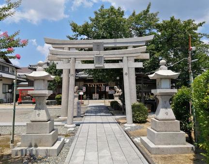 市軸稲荷神社 鳥居 市軸稲荷神社 鳥居 市軸稲荷神社,鳥居,神社の写真素材