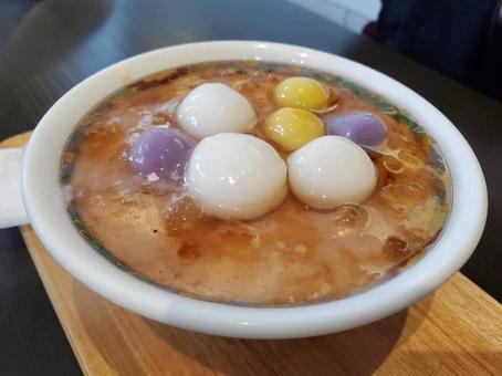 芋圓 プリン 芋圓 プリン 中華,スイーツ,プリンの写真素材