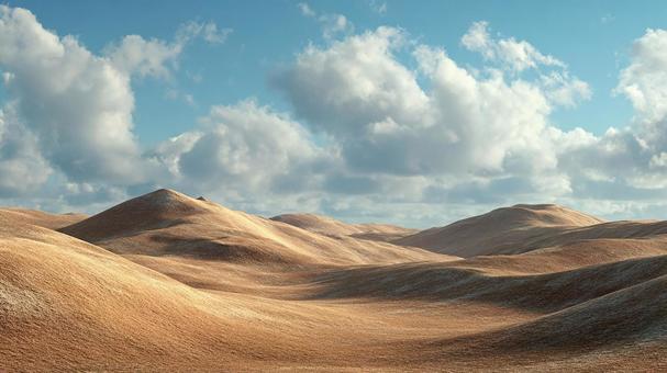 無限に続く砂の波:静寂の砂漠 無限に続く砂の波:静寂の砂漠の写真