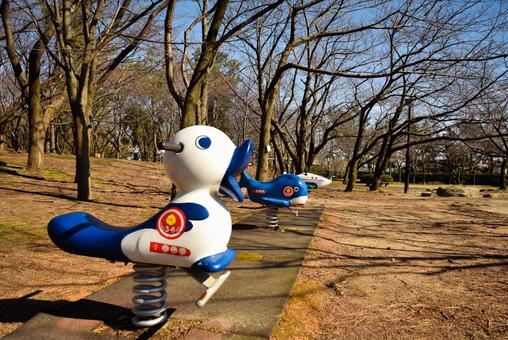 公園の遊具 公園の遊具の写真