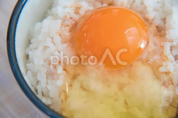 TKG　おいしいごはん 卵かけご飯,卵,生卵の写真素材