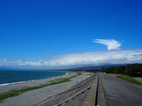 千本浜海岸(静岡県・沼津市) 千本浜海岸(静岡県・沼津市)の写真
