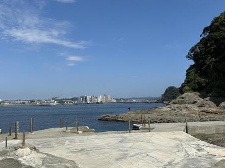 江ノ島の海岸 江ノ島の海岸の写真