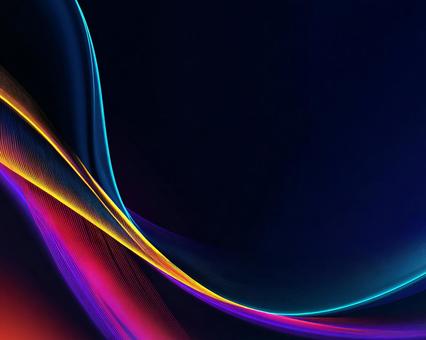 テクノロジーを感じさせるサイバーな光の写真