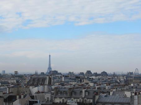 フランス、世界遺産、パリ、中心部の風景 フランス、世界遺産、パリ、中心部の風景 パリ中心部,展望,風景の写真素材