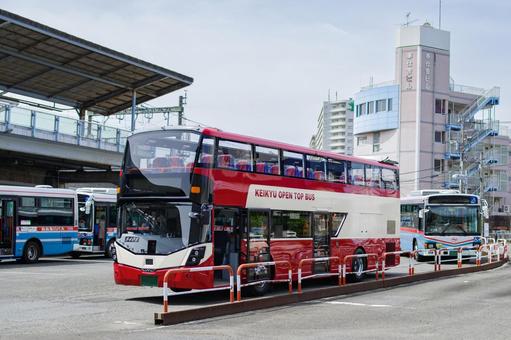 バス バス 路線バス,京急バス,京浜急行バスの写真素材