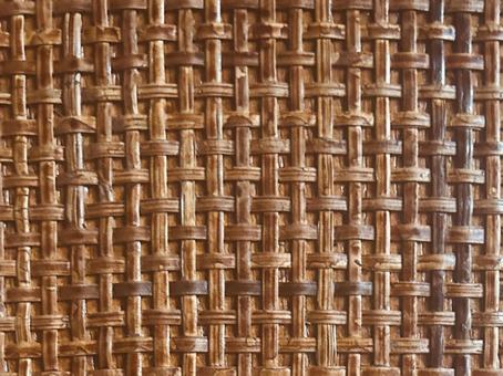 編み目 茶色の写真