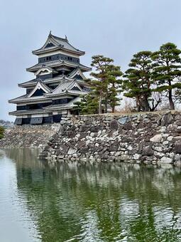 松本城 松本城,長野県,松本市の写真素材