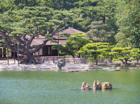 「オアシス」 「オアシス」 香川県,高松市,国指定特別名勝の写真素材