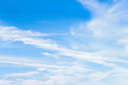 青空と雲 青空と雲の写真