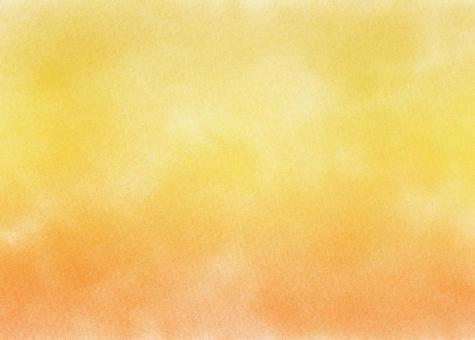 Watercolor background from orange to yellow, watercolor, warm color, background, JPG