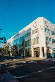 【佐賀】佐賀バルーンミュージアム 佐賀,商店街,街並みの写真素材