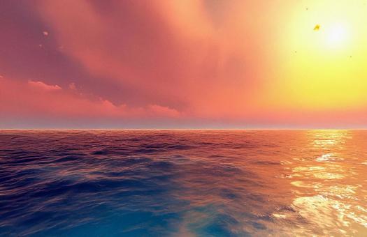 海と太陽 海と太陽の写真